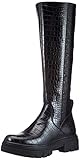 Barco de moda para mujer Replay Hanna-Greenback, Botas a la Altura de Rodilla Mujer, 003 Black, 38 EU