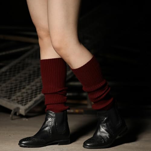 Image of Nanxson Knit Ribbed LegWarmer Women Knit Calf Accessories Leg Sleeves