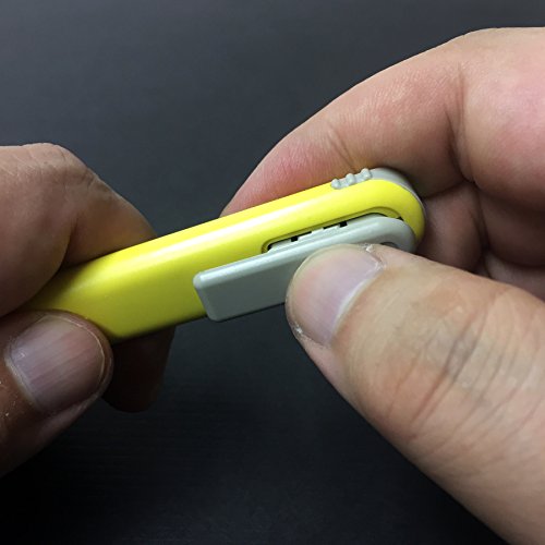 Estilete NT Cutter ABS Grip A-553P, multilâmina, 30 graus, amarelo