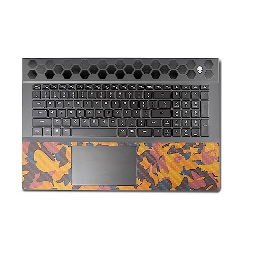 Image of MightySkins Carbon Fiber Skin Compatible with Alienware M18 R1 (2023) Full Wrap Kit - Autumn Camouflage | Protective, Durable Textured Carbon Fiber Finish | Easy to Apply | Made in The USA