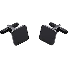 Pingyongchang Mens Blank Cufflink Classic Stainless Steel Cufflinks Tuxedo Shirt Accessories Cufflinks Business Wedding Shirts Unique Christmas Valentines Day Mothers Day Jewelry Gift