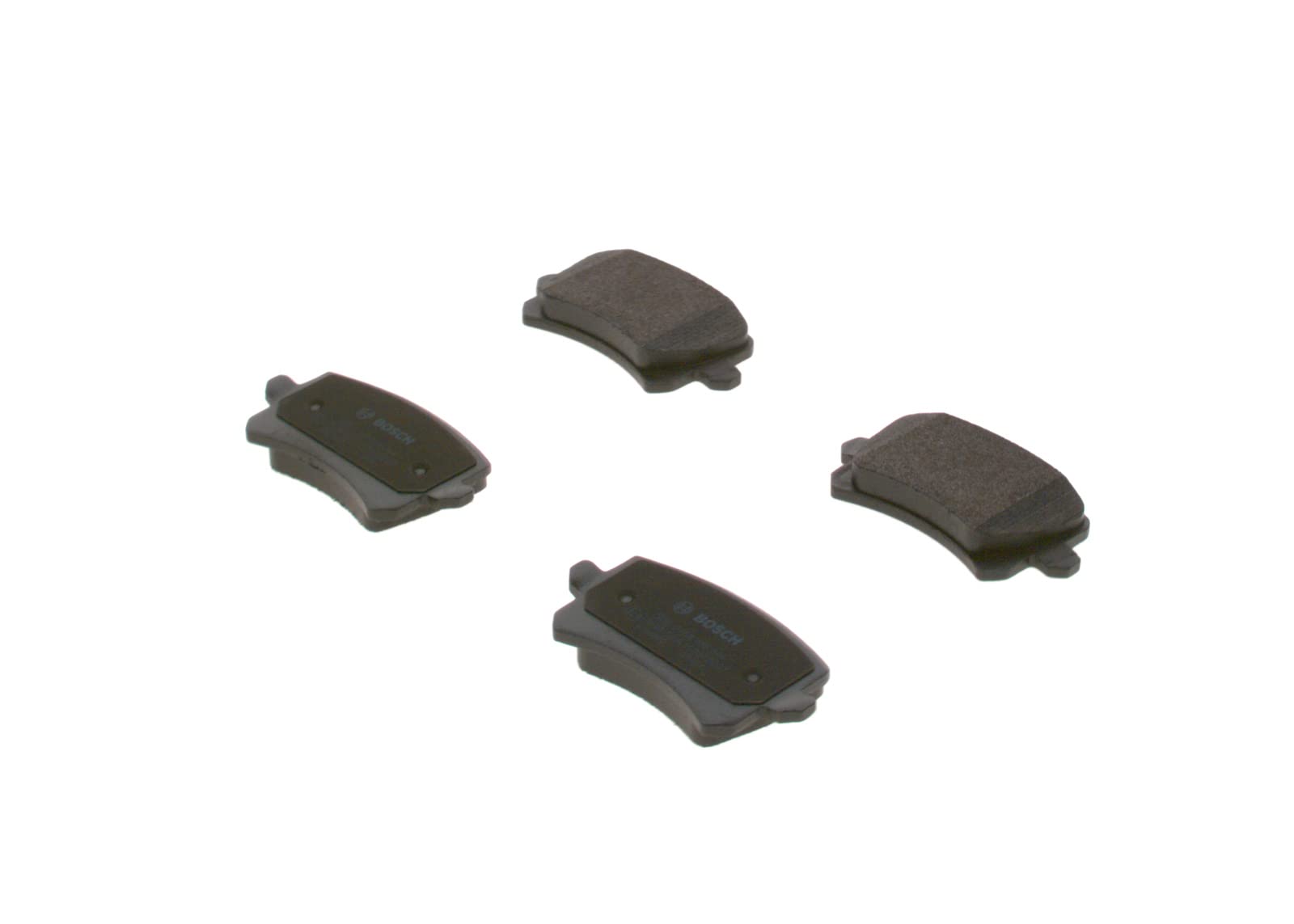 Plaquettes De Frein Arrière Bosch BP1252 - Jeu De 4 - Sans Cuivre - Réduction Bruit Et Poussière
