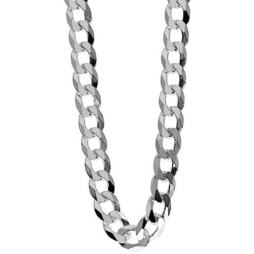 Chaîne gourmette argent sterling 925 de 4mm le bijou idéal du bureau aux sorties citidiennes