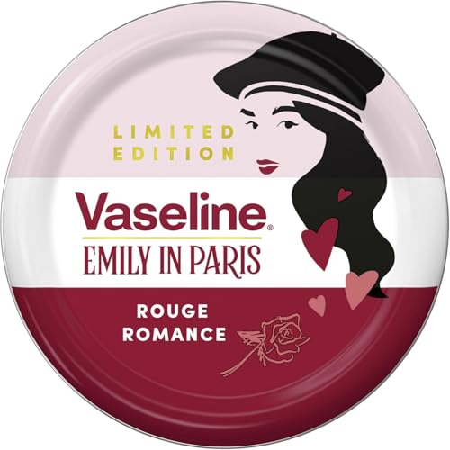 Image of Vaseline Rouge Romance Lip Balm Tin Limited Edition x Emily in Paris 20 g