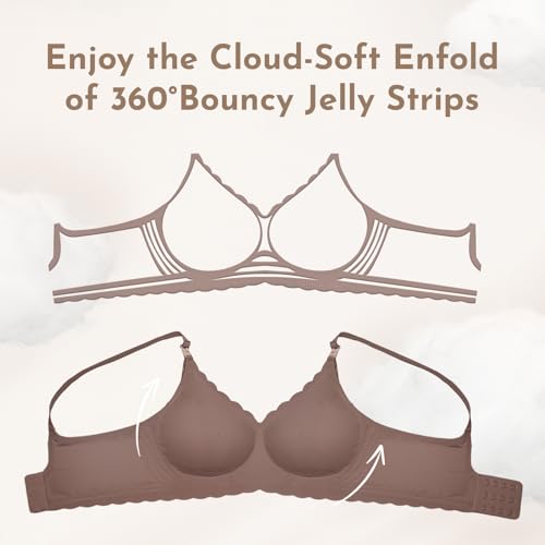 Image of Nursing Bras for Breastfeeding, Seamless Ultra Comfort Maternity Bra, Natural Shape Pregnancy Bras for Women