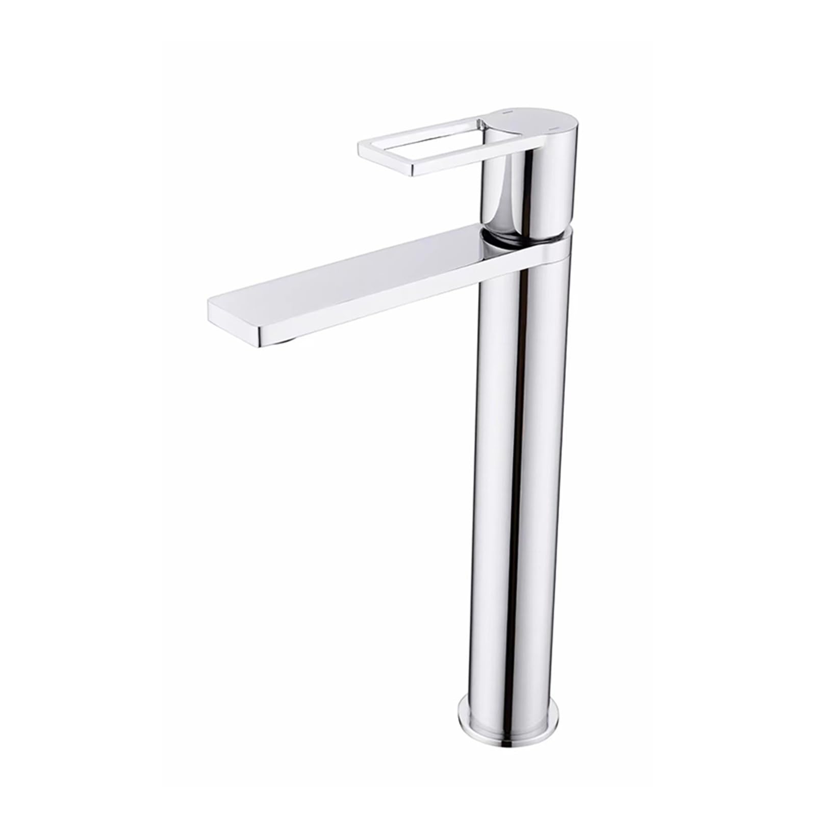 JVDDI Bathroom Faucets High Basin Mixer Sink Tall Faucet Washbasin Water Tap Hot Cold Tapware(Chrome Faucet)