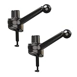 ThtRht 2 Pack Car Phone Mount Side Dash Vent Stand with 17mm Ball Joint Non Blocking Dashboard Defogging Air Vent Clamp Clip Base Adapter for Garmin Nuvi GPS Phone Holder Bracket Wireless Car Charger