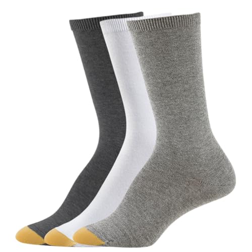 Image of Gold Toe Women's Castaway Crew Socks, 3 Pairs