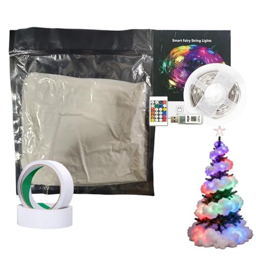 Nevalerra Albero di Natale per esterni | 5 metri LED decorazione per la casa – Decorazione natalizia per esterni Fairy Lights, per interni, soggiorno, camera da letto, scuola, fattoria, patio