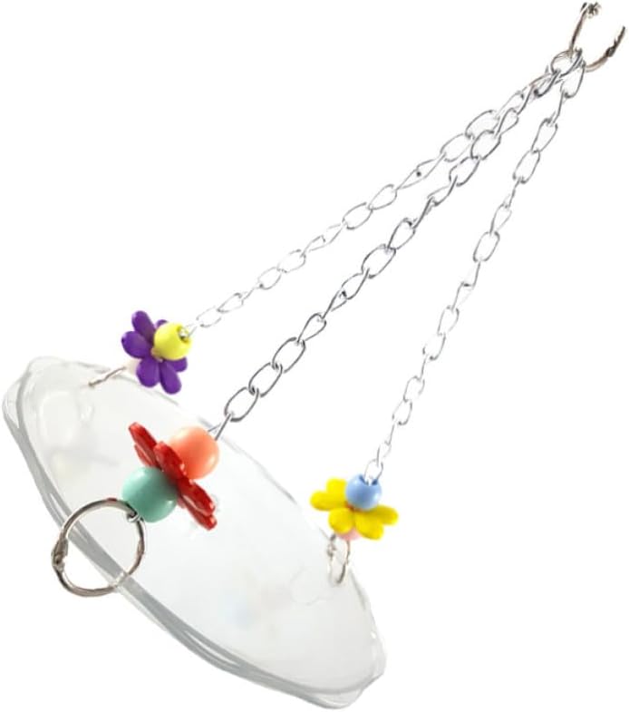 Hanging Bird Feeder Tray for Finch Acrylic Backyard Home Use