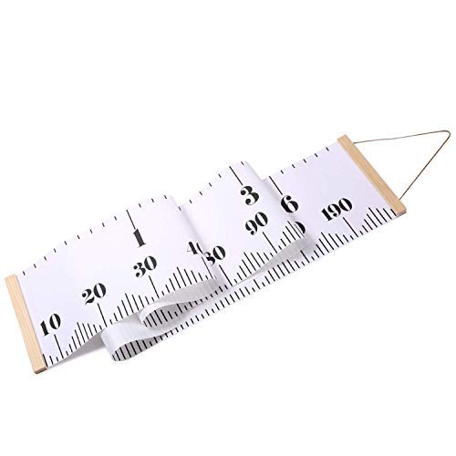 Height Growth Chart for Kids – Portable Foldable Writable Waterproof Hanging Wall Ruler Growth Chart for Kids, Toddlers, and Babies