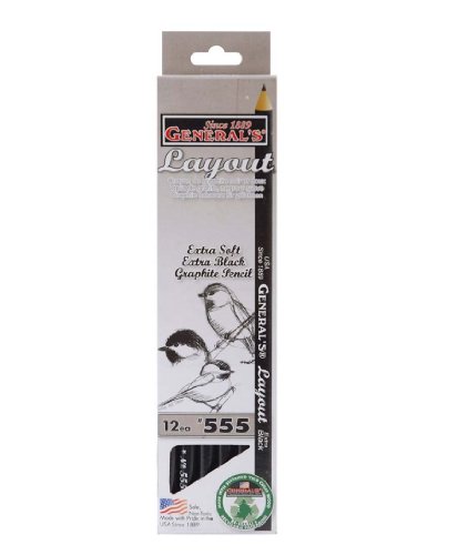 General's Lápices de Grafito 6B Caja 12 Piezas miniatura 1