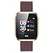 Traqueur de fitness Smartwatch Téléphone à écran tactile Montre intelligente Bluetooth Montre au poignet 696 CD16 Bracelet intelligent Bracelet Bracelet Moniteur de fréquence cardiaque for Android IOS