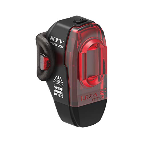 LEZYNE KTV Drive Pro Bicycle Taillight, 75 Lumens, 19H Runtime, IPX7 Water Resistant