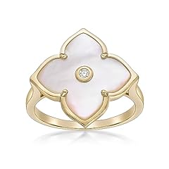 Mother of Pearl / Yellow Gold Plating