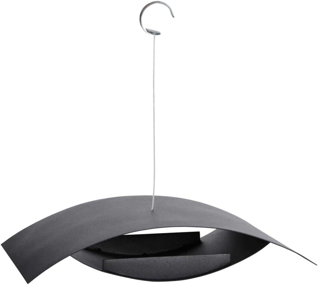 Esschert Design FB437 Hanging Bird Feeder, Metal-Small, Black