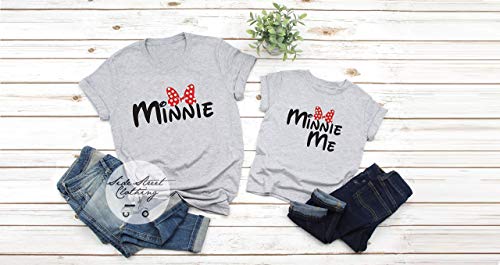 Minnie or Minnie Me T Shirt Black3