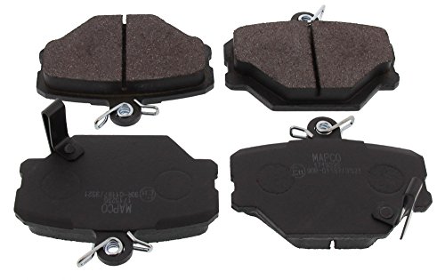 Mapco 6821 Kit Pastiglie Freno Posteriori Per Ford Mondeo III E Jaguar X-Type | Con Bulloni | Altezza 50.5 Mm Larghezza 101.8 Mm