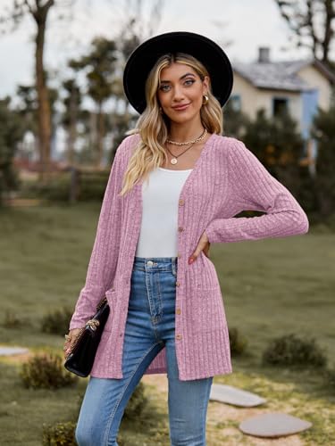 Image of Witsmile Womens 2026 Spring Fashion Cardigan Lightweight Soft Knit Long Top