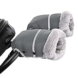IMPERMEABLE Y A PRUEBA DE VIENTO: El material del guante es impermeable. Con mal tiempo, puede protegerlo del frío, la lluvia, la humedad, la nieve y mantener calientes las manos de los padres con estos cálidos guantes.