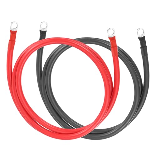 Câbles de batterie 4 AWG en cuivre avec bornes SC, conducteurs haut de gamme de 9,5 mm