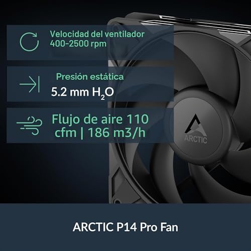 Miniatura 3 de ARCTIC Liquid Freezer III Pro 420 - Refrigerador de CPU AIO, 3 x 140 mm Refrigeración por Agua, 38 mm Radiator, Bomba PWM, Ventilador VRM, AMD AM5/AM4, Intel LGA1851/1700 Marco de Contacto - Negro