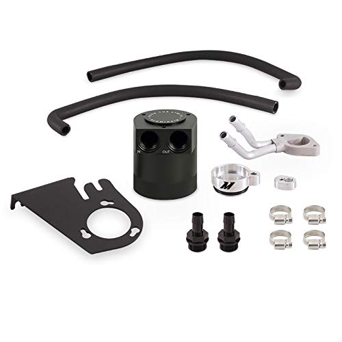 Photo 1 of Mishimoto MMBCC-F2D-11BE Baffled Oil Catch Can Compatible With Ford Powerstroke 6.7L 2011-2016 Black