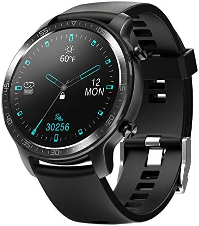 YIRSUR Smart Watch for Men and Women, 1.3 inch HD Screen Fitness Tracker,  IP68 Waterproof Heart Rate Recorder Step Counter, Message Reminder for  Android/iOS Phones (Black) : Electronics - Amazon.com