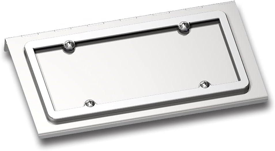 Vice Chick 29113 Stainless Steel Single License Plate/Swing Plate for All Kenworth Models