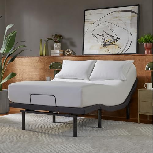 Image of Serta baselogic Level 4 Adjustable Base Bed Frame - Queen - Head & Foot Adjustability, Wireless Remote, Zero-Gravity and Memory Presets, Dual Massage Setting, and USB A&C Charging Ports
