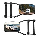 Wohnwagenspiegel Universal, Spiegelverbreiterung Wohnwagen, Caravanspiegel, Außenspiegel Wohnwagen, Spiegelverlängerung Wohnwagen, Zusatzspiegel Auto Außen für alle gängigen Fahrzeugtypen (2 Stück)