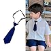 RSHuiOUXX 5pieces Stylish School Tie Wedding Uniform Accessories Fashion Tie for Party Professional Accessory