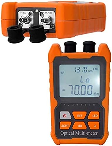 Fiber Optic Cable Tester Portable Optical Power Meter FC/SC/ST universal interface Fiber Tester Built-in 1Mw Visual Fault Locator (OPM&VFL)