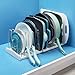 YouCopia StoreMore Expandable Cookware Rack with Tall Steel Wires, 12.5