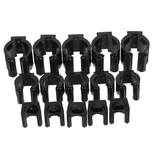 KOMBIUDA Pool Cue Positioning Clamp Fishing Rod Holder Billiard Cue Racks Wall Mount Pole Clip Fishing Rod Clips