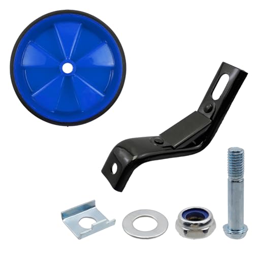 Image of Pair of Black Bicycle Auxiliary Wheel Children's Bicycle Accessories,Training Wheels Kids Bike Children Training Bike Wheel