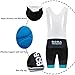 Imagen de HOMTOL Conjunto de ropa de ciclismo para hombre maillot de manga corta culotte de ciclismo maillot de ciclismo para hombre transpirable