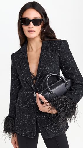 Cinq à Sept Women's Static Boucle Feather Karlie Blazer2