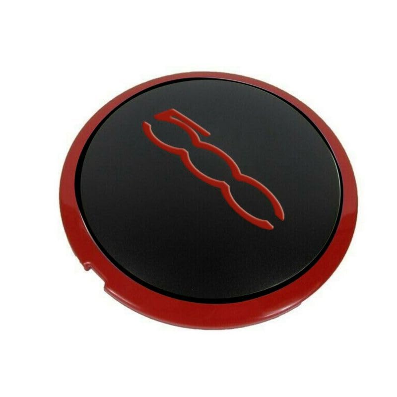 Lot de 4 cache-moyeux autocollants pour centre de roue 500C 500L 133 mm 68078419AC 68078421AC 51884863