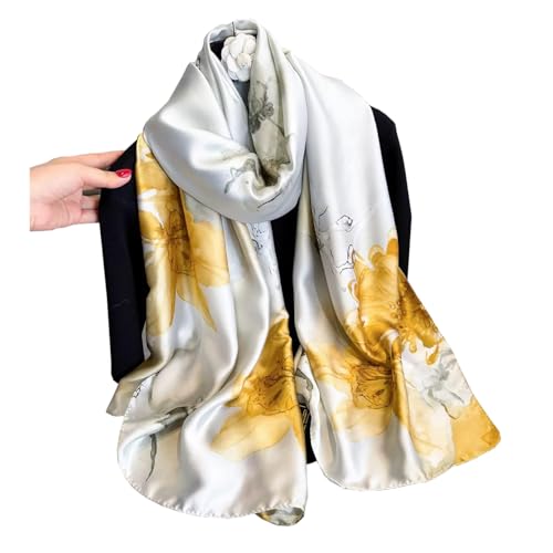Fashion Scarves Scarf Silk Feeling Scarves Long Lightweight Sunscreen Shawls for Women (Y25)