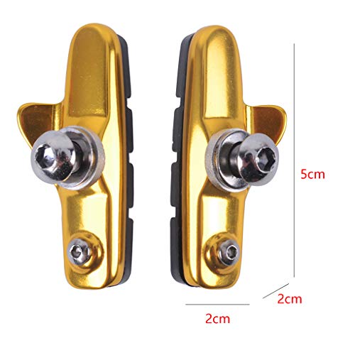 1 par de ciclismo de estrada da bicicleta C-brake Titular Shoe bicicleta Brake Rubber Pad Bloco de a