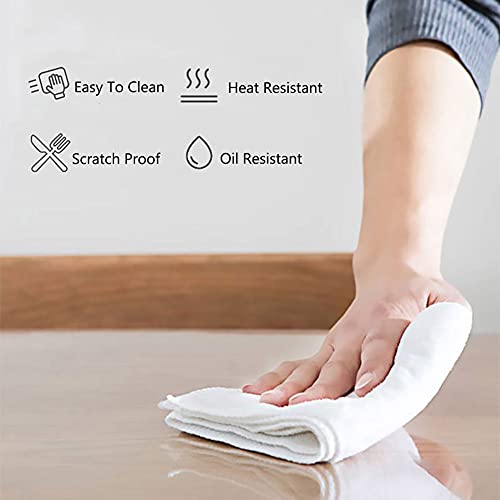 Nappe Protection PVC Transparente pour Table de Cuisine et Basse