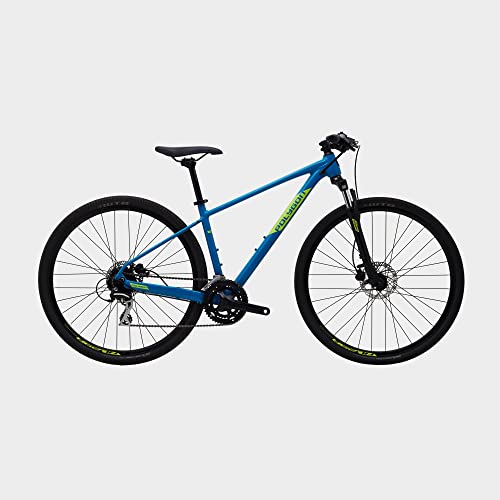 Image of POLYGON Men's Heist X2 Urban Aluminium Frame Tubular 29 inches Wheels Front Hybrid Bike for Men (Small, 40 cm) Blue