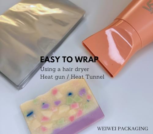 Image of Weiwei - 4 X 6 inch 400PCS Odorless PVC Heat Shrink Wrap Bags