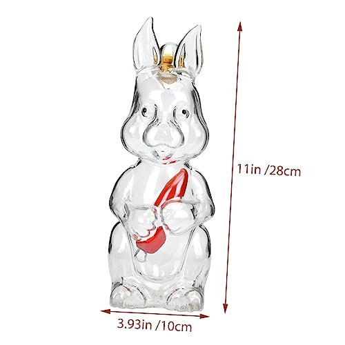 Botella de vidrio con diseño de conejo para maceración de ginseng 3