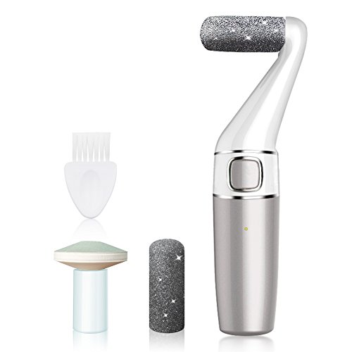 Electric Callus Remover Nail Care for Cracked Thick Dead Hard Skin 4 in 1 Rechargeable Callus Shaver Professional Foot File Pedicure Kit