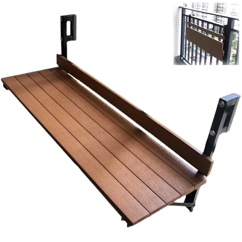 Table de bar de balcon suspendue table d'extérieur pliable pour terrasse - 2