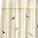 Avanti Linens - Fabric Shower Curtain, Nature Inspired Bathroom Decor (Gilded Birds Collection, 72