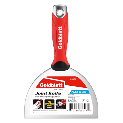 Goldblatt 6' Putty Knife, Stainless Steel Scraping Paint, Putty...