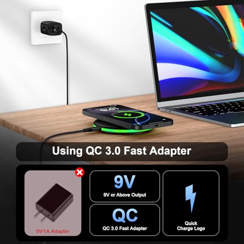 Image of 15W for Google Wireless Charger Compatible Google Pixel 10a 10 10 Pro XL /9A /9Pro Fold /9 Pro XL /9 /8 /8A /8 Pro /7,2 Pack Android Fast Charging Pad Samsung Wireless Charging Station for Galaxy S26 Ultra